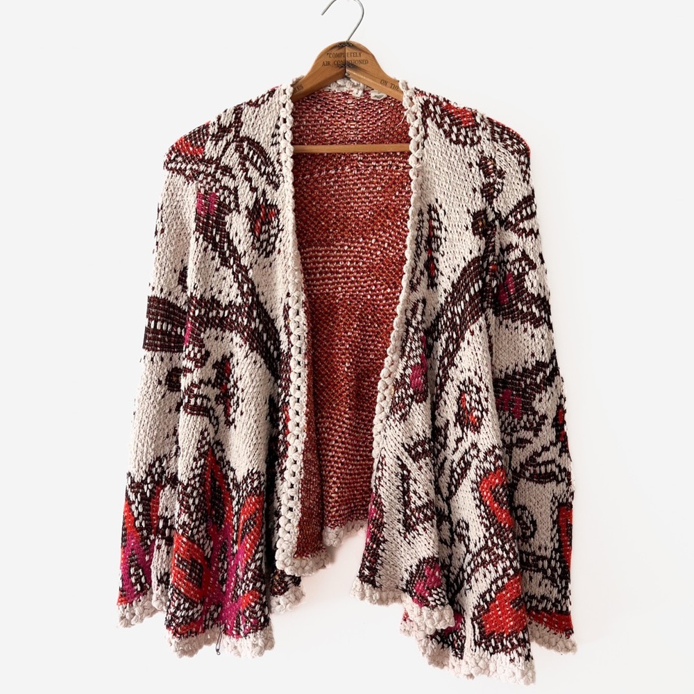 Anthropologie Moth Pleiades Knit Boho Cardigan